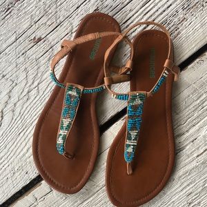 Maurices beaded women’s sandals sz 7